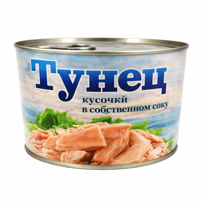 Тунец кусочки филе в масле, 1.7кг