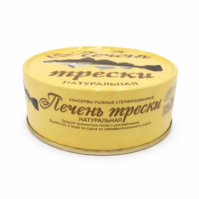 Печень трески натуральная, ж/б 230 гр