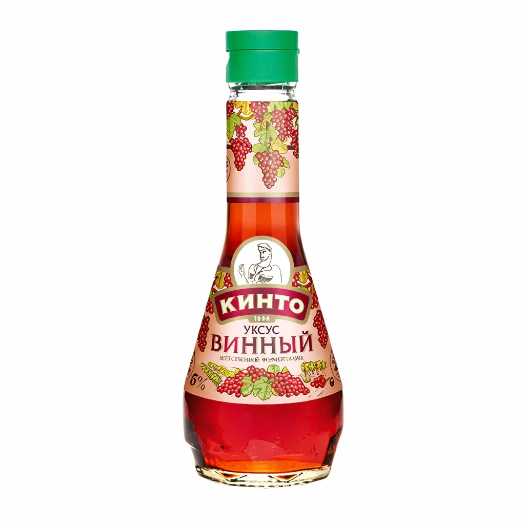 Уксус винный из красного вина ТМ "Кинто" 250 мл