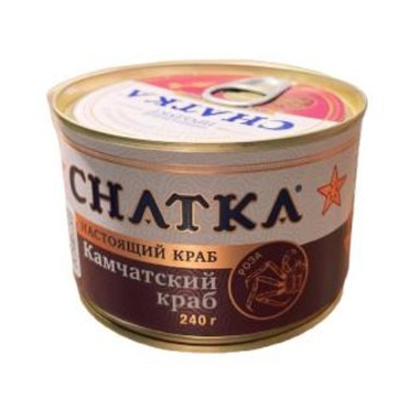 Камчатский краб CHATKA «Розочка» в солевой заливке, 240 г