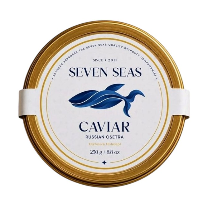 Икра русского осетра Seven Seas, 250 г