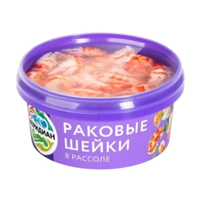 Раковые шейки в рассоле «Меридиан», 180 г