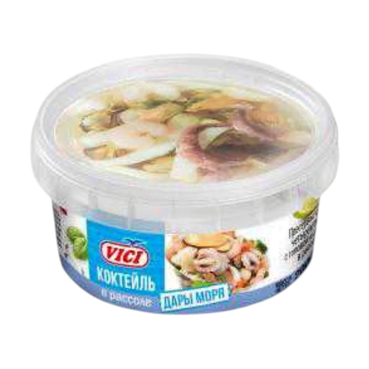 Морской коктейль Vici Дары моря в рассоле, 200 г