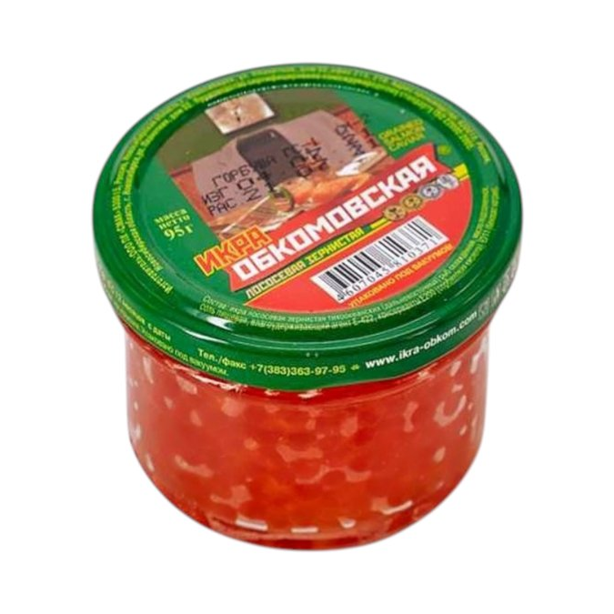 Икра горбуши «Обкомовская», 95 г