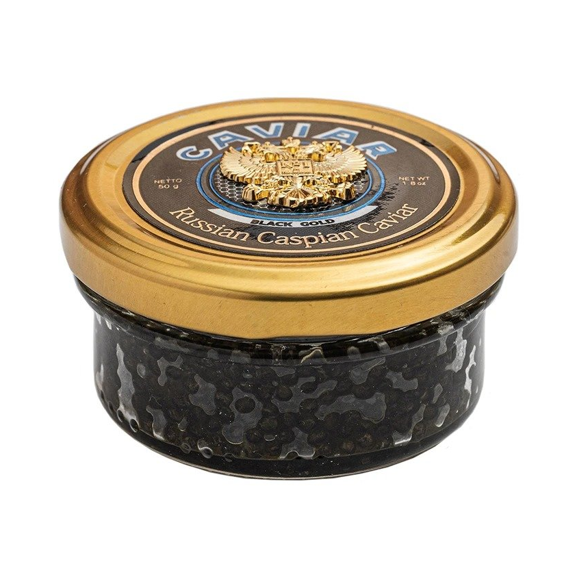 Икра зернистая осетровых рыб Black Gold, 50 г