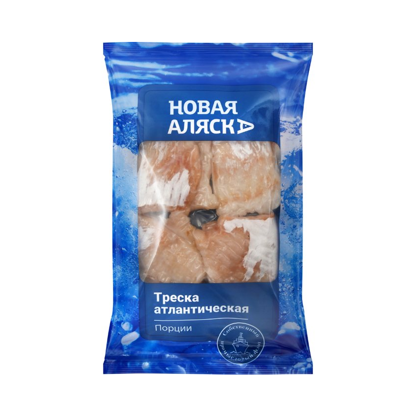 Филе трески атлантической «Новая Аляска», порции, 400 г