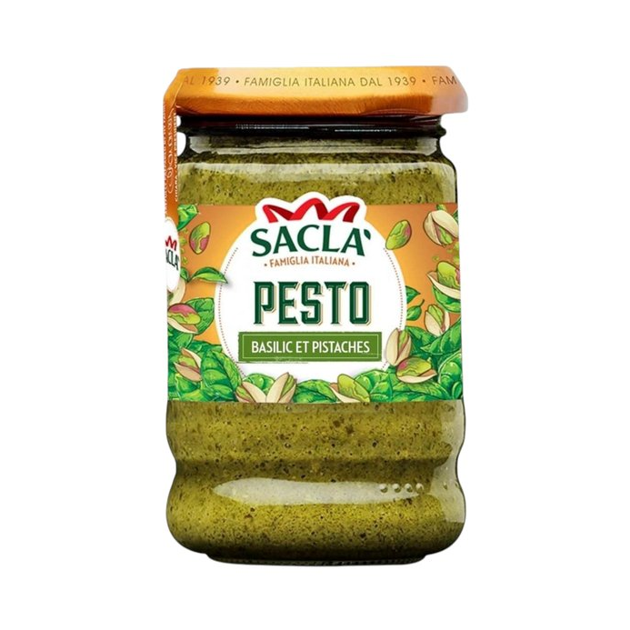 Песто Saclà с базиликом и фисташками, 190 г