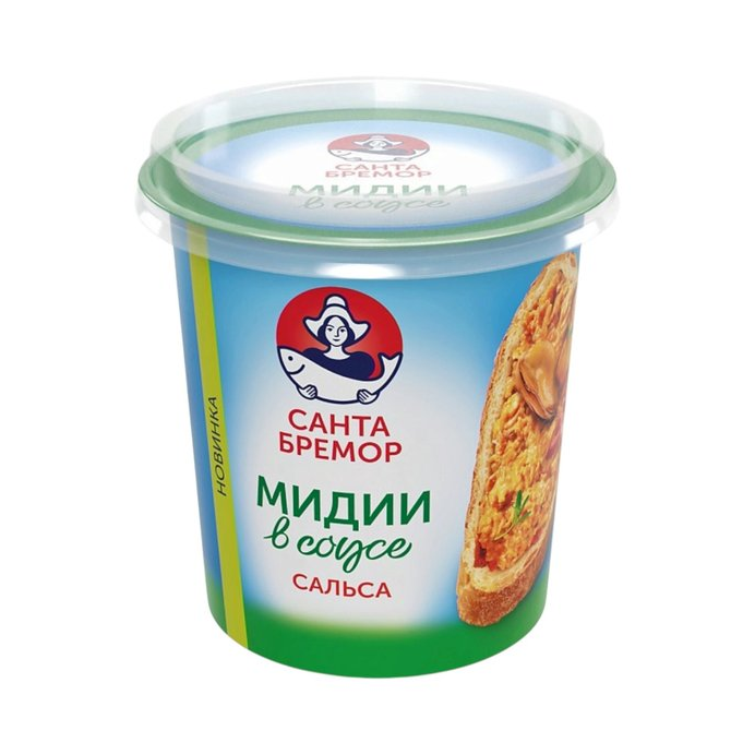Мидии «Санта Бремор» в соусе сальса, 150 г