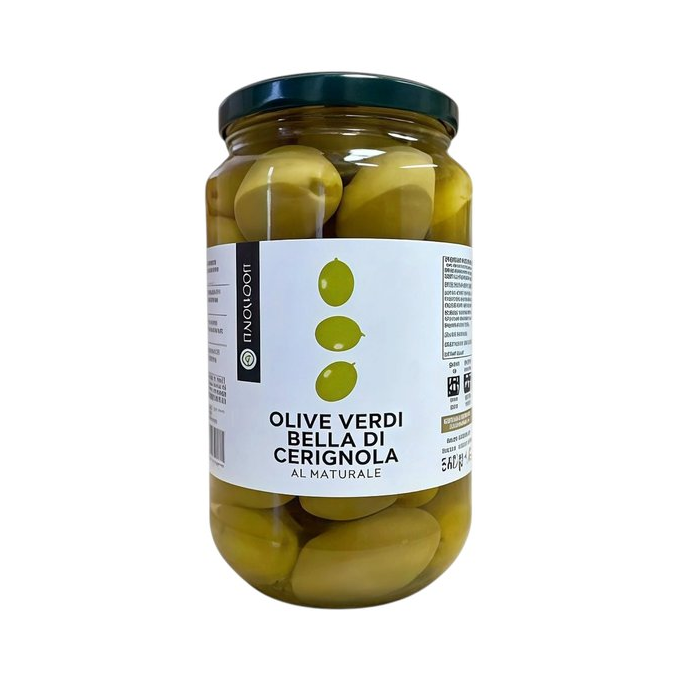 Оливки зелёные ItalCarciofi Bella di Cerignola с косточкой